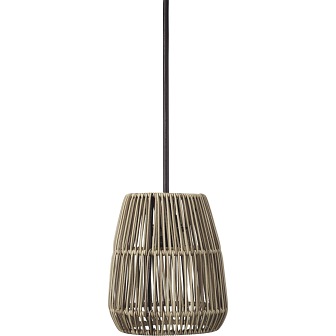 Lampa wisząca zewnętrzna z polirattanu boho Sajgon